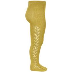 Condor Side Openwork Warm Tights - Mustard (25911_000_629)