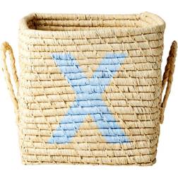 Rice Raffia Square Basket X