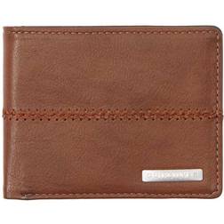 Quiksilver Stitchy Tri-Fold Wallet - Chocolate Brown