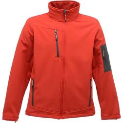 Regatta Arcola 3 Layer Membrane Softshell Jacket - Classic Red/Seal Grey