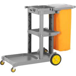 Ulsonix Cleaning Trolley with Laundry Bag and Lid