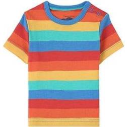 Frugi Favourite T-shirt - Rainbow Stripe