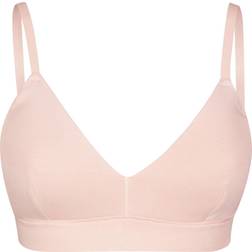 Pierre Robert Organic Cotton Triangle Bra - Misty Rose