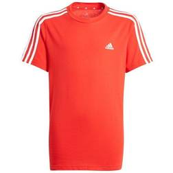 Adidas Junior Essentials 3-stripes T-shirt - Vivid Red/White (GN3997)