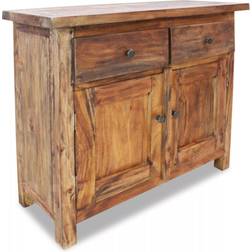 vidaXL Solid Recycled Wood Natural Sideboard 29.5x25.6"