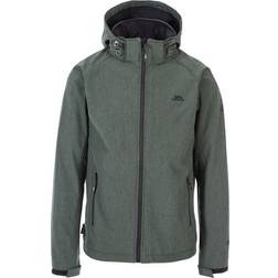 Trespass Rafi Hooded Softshell Jacket - Olive Marl