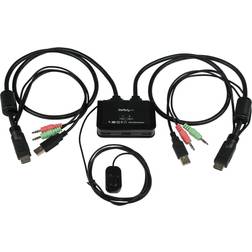 StarTech 2xHDMI/2xUSB A/4x3.5mm-2xUSB A/HDMI/2x3.5mm M-F 0.8m