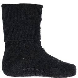 Go Baby Go Non Slip Socks - Dark Gray Melange (246)