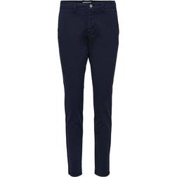 Selected Miley Tapered Fit Chinos - Blue/Navy Blazer