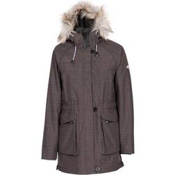 Trespass Caption Women's Waterproof Parka Jacket - Dark Gray