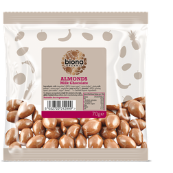 Biona Milk Chocolate Coated Almonds 70g