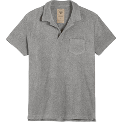 Oas Terry Polo Shirt - Grey Melange