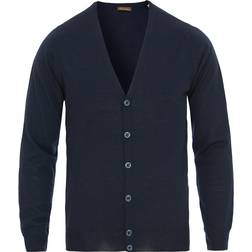 Stenströms Merino Wool Cardigan - Navy