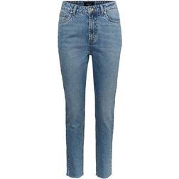 Vero Moda Brenda High Waist Straight Jeans - Light Blue Denim