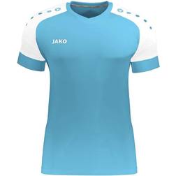 JAKO Champ 2.0 Short-Sleeved Jersey Unisex - Light Blue/White