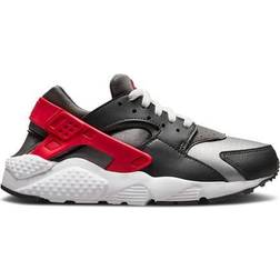 Nike Huarache Run GS - Dark Smoke Grey/Light Smoke Grey/Smoke Grey/University Red