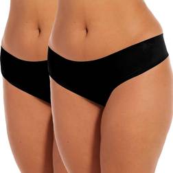 Magic Dream Organics Thong 2-pack - Black