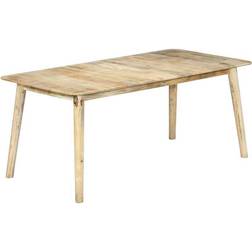 vidaXL Solid Dining Table 29.9x70.9"