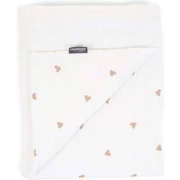 Childhome Baby Blanket Jersey Hearts & Muslin