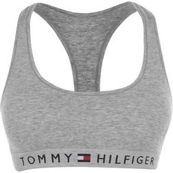 Tommy Hilfiger Racerback Scoop Neck Bralette - Grey Heather