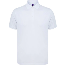 Henbury Adult Polo Shirt Unisex - White