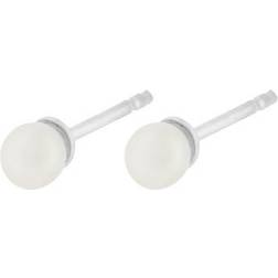 Pernille Corydon Lagoon Earsticks - Silver/Pearl