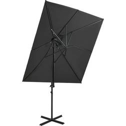 vidaXL Cantilever Umbrella with Double Top 250cm