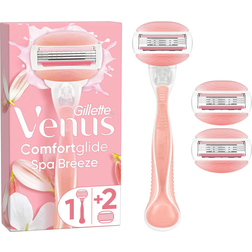 Gillette Venus Comfortglide Spa Breeze Razor + 3 Cartridges