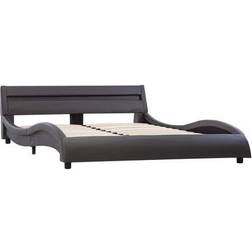 vidaXL Bed Frame with LED 57cm Bettrahmen 160x200cm