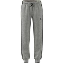 Adidas Boy's Essentials 3-Stripes Joggers - Medium Grey Heather/Black (GQ8899)