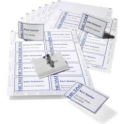 Durable Name Badge Set With Combi-Clip