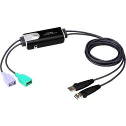 Aten 2USB A-2USB A/2.5mm M-F 1.8m