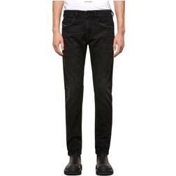 Diesel Sleenker Skinny Jeans - Black/Dark grey