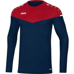 JAKO Champ 2.0 Sweater Unisex - Sea Blue/Chili Red