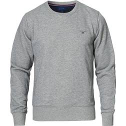 Gant Original Crew Neck Sweatshirt - Grey Melange