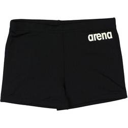 Arena Jr Solid Swim Boxer - Black/White (2A26175)