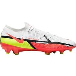 Nike Phantom GT2 Pro FG - White/Volt/Bright Crimson