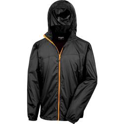Result Urban Hdi Quest Lightweight Stowable Jacket Unisex - Black/Orange