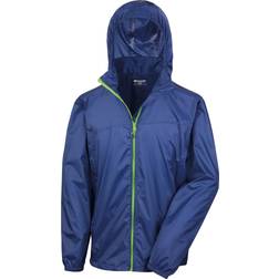 Result Urban Hdi Quest Lightweight Stowable Jacket Unisex - Navy/Lime