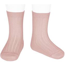 Condor Basis Rib Short Socks - Old Rose (20164_000_544)