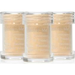 Jane Iredale Powder-Me Dry Sunscreen SPF30 Tanned 3-pack Refill