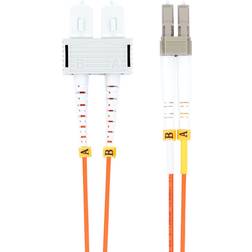 Duplex Multiple Mode OM2 50/125 LC/UPC-SC/UPC 12m