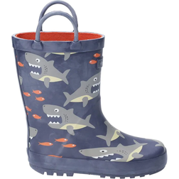 Cotswold Kid's Puddle Boots - Shark