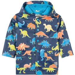 Hatley Colour Changing Raincoat - Linework Dinos (F21LDK1336)