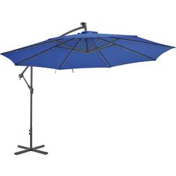 vidaXL Free-Hanging Parasol with LED 137.8"