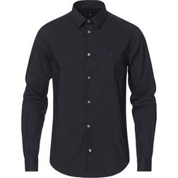 Emporio Armani Cotton Stretch Shirt - Navy