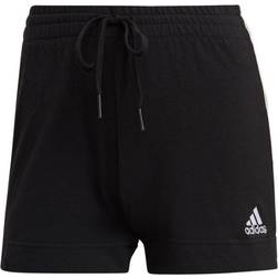 Adidas Essentials Slim 3-Stripes Shorts Women - Black/White