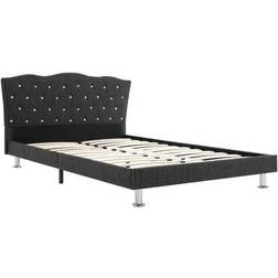 vidaXL Bed with Mattress 89cm Bettrahmen 120x200cm