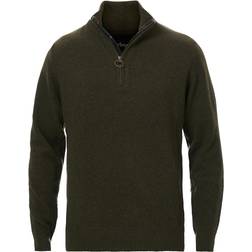 Barbour Holden Half Zip Sweater - Olive Marl