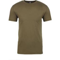 Next Level Cotton Crew Neck T-shirt Unisex - Military Green